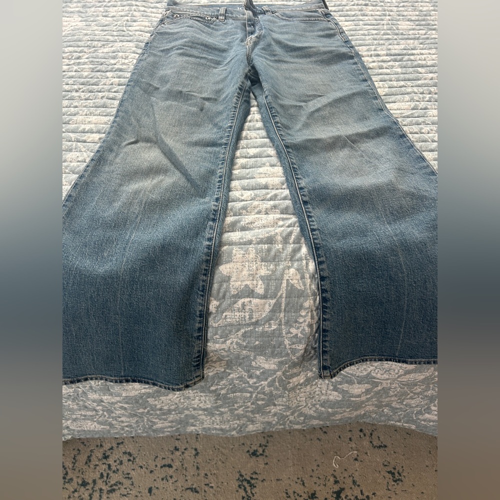 J.Crew semi stretch, high-rise crop kick out jeans